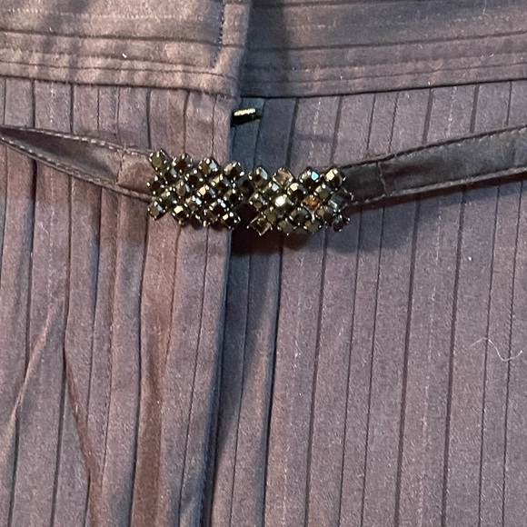 Loft pinstriped pants with belt - Picture 2 of 6